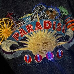 Vintage Disneyland Resort XL Denim Jacket with Lights